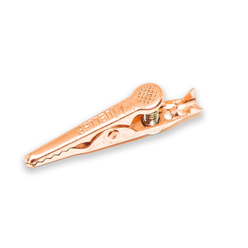 Short Crimp Tail Solid Alligator Copper Clip BU-70CS (Pack of 152)