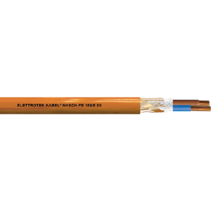 2/0 AWG 3C Solid/Stranded BC Tape Shielded Glass-Fibre Wrap Polymer NHXCH-FE 0.6/1KV Security Cable