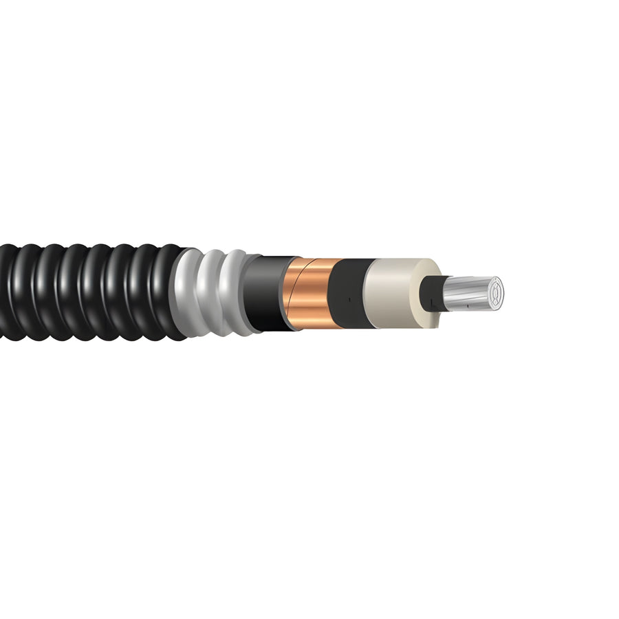 500 MCM HVTECK Aluminum 420 mil TRXLPE TS AIA 35kV 133% IL PVC Jacket CSA