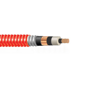 2 AWG HVTECK Copper 220 mil NLEPR CB AIA 15KV 133% IL Red PVC Jacket CSA