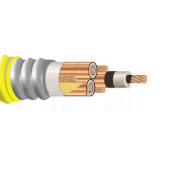2 AWG 3C Type MV -105 Copper 5/8kV NLEPR Insulation 133/100% IL ARMOR-X Yellow PVC Jacket