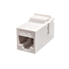 Cat5e Unshielded Feed-Thru Coupler White Keystone S45-3250W (Pack of 35)