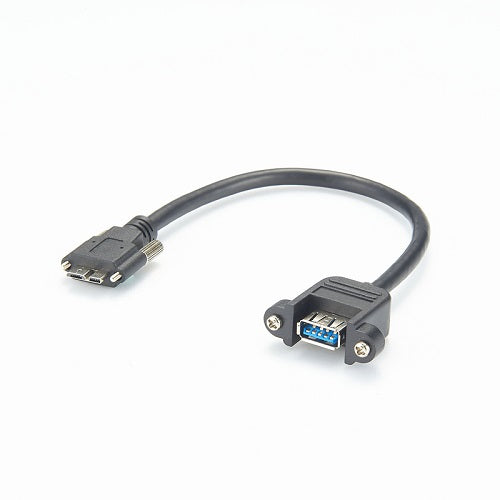 USB 3.0 Female to MicroUSB Cable Panel Mount PCM-CLC-08