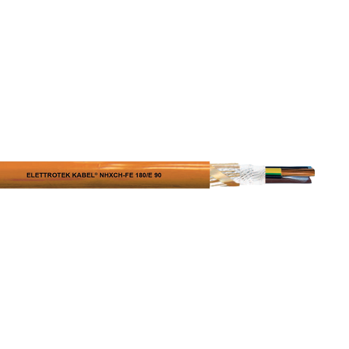 4/0 AWG 4C Solid/Stranded Bare Copper Tape Shielded Polymer NHXCH-FE 0.6/1KV Security Cable