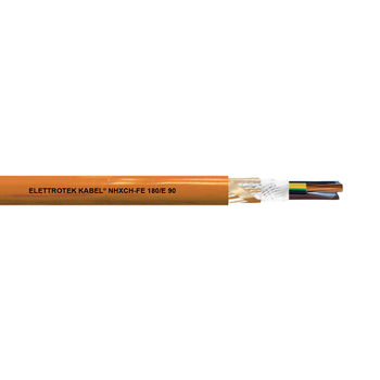 NHXCH-FE Solid/Stranded Bare Copper Tape Shielded Polymer 0.6/1KV Security Cable