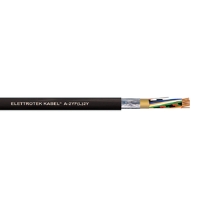 22 AWG 70P Solid Bare Copper Shielded Al Foil Tinned Drain PE A-2YF(L)2Y 225V Electronic Cable