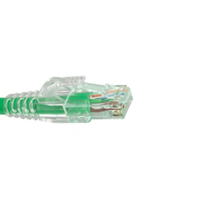 Cat6 Unshielded Pass Through RJ45 Modular Plugs Green Tint S45-1600 (100pcs/3Jar)