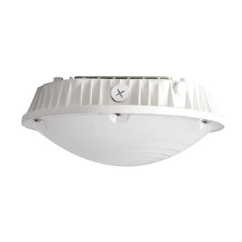 30/40/60W Watts Tunable 120-277V 5000K CCT LED Round Canopy Light (Pack of 2)