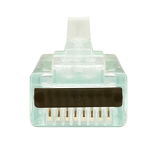 ProSeries Cat6 Unshielded with Cap45 Pass-Through RJ45 Modular Plugs Green Tint S45-1600P (100pcs/3Jar)