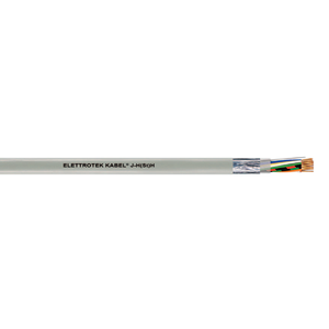20 AWG 10P Solid Bare Copper Shielded Al Foil Tinned Drain Halogen Free J-H(St)H 300V Electronic Cable