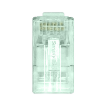 ProSeries Cat6 Unshielded with Cap45 Pass-Through RJ45 Modular Plugs Green Tint S45-1600P (100pcs/3Jar)