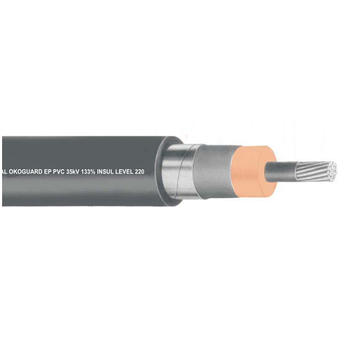 Okoguard Stranded Aluminum Shield EPR Okoseal PVC MV-105 35KV Power Cable