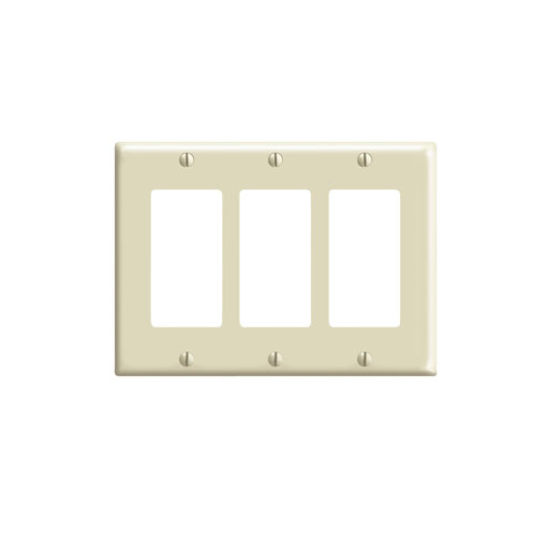 3-Gang Decora/GFCI Device Wallplate 80411-I