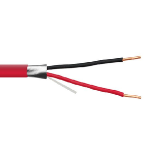 16/2C FPLP Solid PVC Plenum Shielded 75C Fire Alarm Cable 300V
