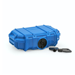 Waterproof Compact Carry With Foam Insert Micro Case Blue And Standard Latches Electronic Racks And Boxes Enclosure SE52F,BL