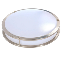 16" Round 26W 120V 5CCT Tunable 2200 Lumens LED Emergency Ready Double Ring Fixture (Pack of 6)