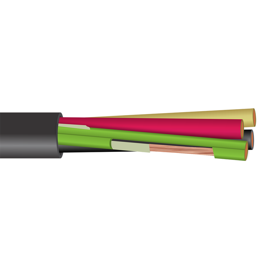 14 AWG 5C Type P Unarmored 600/1000V Power Cable