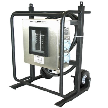 Duplex Gfci U-Ground 100A Power Distribution 6-circuit 2-wheel 6212DC