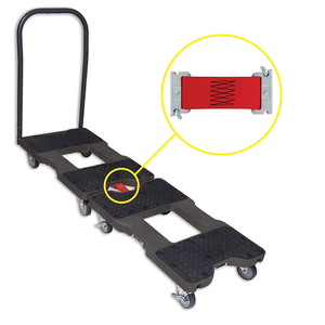 Snap-Loc Industrial Strength E-Track Black Dolly SL1500D4B