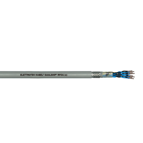 GAALSHIP RFOU(c) Stranded TC Shield Foil Braid Halogen-Free Offshore Cable