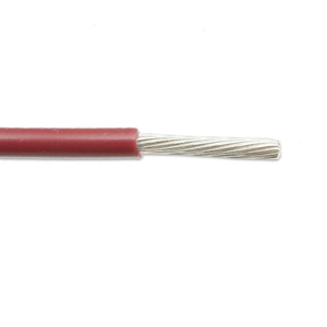 22 AWG 7 Stranded Unshielded M16878/17--BFB-02 Tinned Copper PVC Nylon Jacket 105C 600V Lead Wire Red