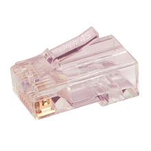 ProSeries Cat6/6a Unshielded with Cap45 Pass Through RJ45 Modular Plugs Red Tint S45-1700P (100pcs/3Jar)