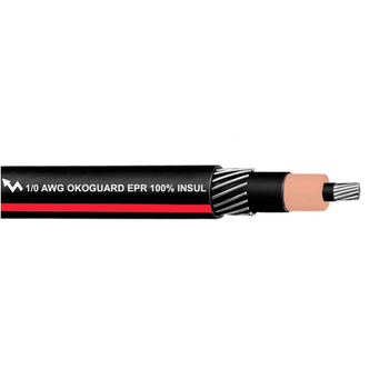 140-23-4197 750 MCM 1C Bare Copper Unshielded EPR Concentric 1/3 Neutral Okolene 25KV 260 Okoguard URO-J Cable