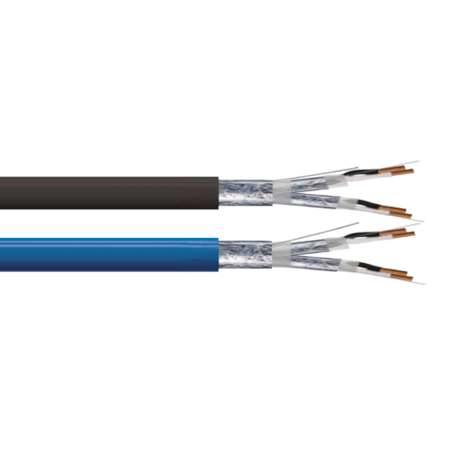 18 AWG 2P Stranded BC Shield Individual Al Tape PE PVC RE-2Y(St)Y PiMF/TiMF 300/500V Instrumentation Cable