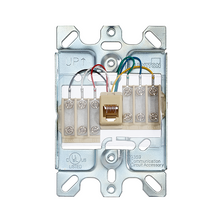 6P6C Telephone Wall Jack Stainless Steel 40226-S