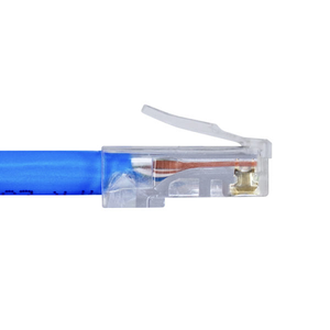 Standard Cat5e Unshielded RJ45 Modular Plugs Blue Tint S45-1000 (100pcs/4Jar)