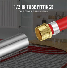 1/2" Brass Clamp-style External Thread for Air 1/2 NPT Pipe Fittings (25PCS)