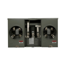 2-Gang 200A 600V Single-Phase Horizontal Ganged Meter Socket 1004401BCH