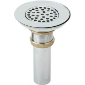 3" Grid Strainer For Kitchen Chrome Drain Fitting With Perforated Elkay LK18