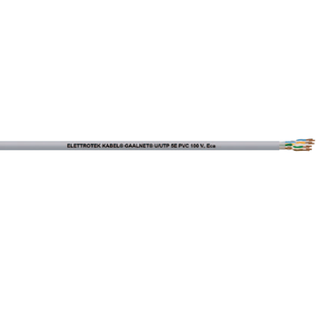 Gaalnet Solid Bare Copper U/UTP 5E PVC 100V Data Transmission Cable