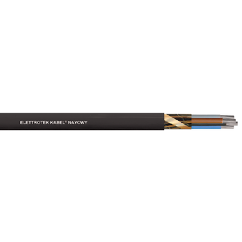 (N)AYCWY Aluminium Shield Bare Copper Tape PVC 0.6/1KV Power Cable
