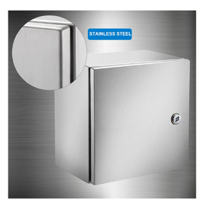 NEMA Stainless Steel Enclosure 12 x 12 x 8'' Junction Box with Mounting Plate