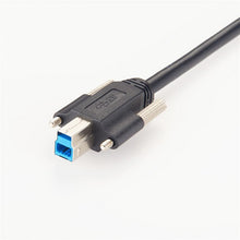 USB 3 SuperSpeed A to B Male Screw Lock Cable PCM-CLC-21