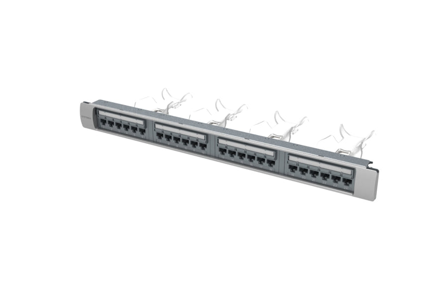 Commscope SYSTIMAX 360™ GigaSPEED XL® 1100GS3 Evolve Category 6 U/UTP Patch Panel, 24 port 360-IPR-1100-E-GS3-1U-24 - 760152561