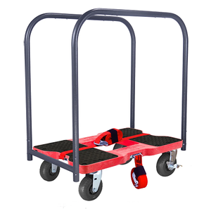 Snap-Loc Extreme-Duty E-Track Panel Cart Red Dolly SL1600PC6R