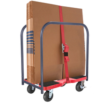 Snap-Loc Extreme-Duty E-Track Panel Cart Red Dolly SL1600PC6R