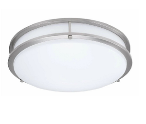 16" Round 26W 120V 5CCT Tunable 2200 Lumens LED Emergency Ready Double Ring Fixture (Pack of 6)