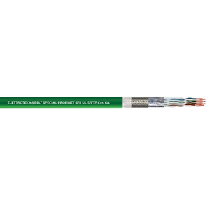 23 AWG 4P Stranded Bare Copper Shield Al Tape TC Braid PO PVC Profinet 678 UL Network Cable