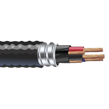 2/2 Teck 90 Bare Copper Aluminum Interlocked Armored Cable With Ground 1KV