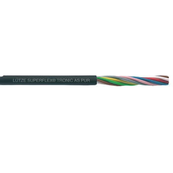 22 Awg 4 Conductor Unshielded Lutze Superflex Tronic As Pur 300V Cables 117244