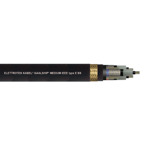 6 AWG 3C TC Shielded Nylon Tape Armour EPR GAALSHIP Medium IEEE Type E BS 8KV Offshore Cable