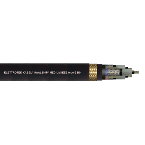 535 MCM 3C TC Shielded Nylon Tape Armour EPR GAALSHIP Medium IEEE Type E BS 15KV Offshore Cable