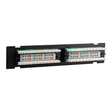 Cat5e 12-Port Wall Mount UTP Patch Panel S45-2512 (Pack of 5)