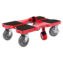 Snap-Loc Super-Duty E-Track Push Cart Red Dolly SL1800D6R