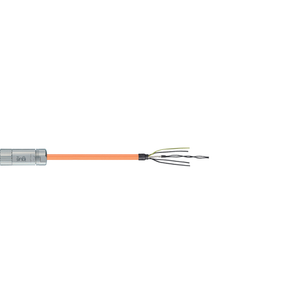 Igus MAT9851702 (4G1.0+(2x0.75)C+(2xAWG22)C)C Single SpeedTec DIN Connector Allen Bradley 2090-CSWM1DF-18AF Servo Hybrid Cable