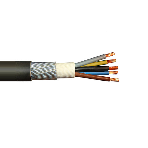 6mm 5C Stranded Bare Copper Shield XLPE PVC 600/1000V Armour Power Cable